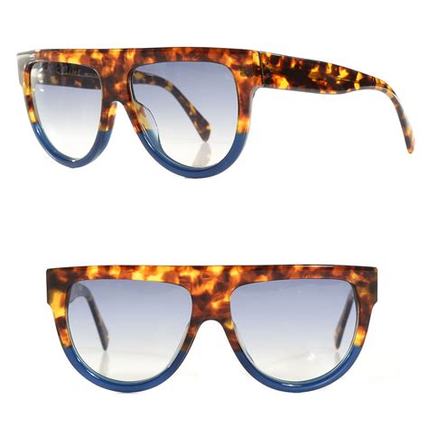 celine shadow sunglasses blue|celine sunglasses price.